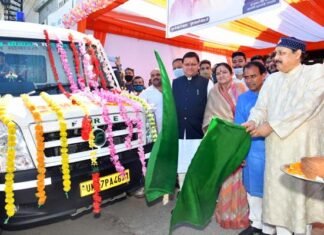 सीएम पुष्कर सिंह धामी ने द हंस फाउण्डेशन डायलिसिस केन्द्र का किया लोकार्पण, माता मंगला जी को जन्मोत्सव की बधाई दी hans-Foundation-Dialysis-Centre