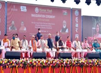 सीएम पुष्कर सिंह धामी एवं केन्द्रीय मंत्री मुख्तार अब्बास नकवी ने किया हुनर हाट मेले का उद्घाटन Hunar Haat Mela