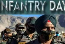 इन्फेंट्री दिवस : देशवासियों के लिए गौरवपूर्ण दिन, देश की सुरक्षा के साथ पैदल सेना का रहा है गौरवशाली इतिहास Infantry Day, a proud day for the countrymen
