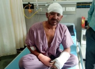 सतपुली : करंट लगने से बुरी तरह झुलसा विद्युत कर्मचारी, हंस अस्पताल में भर्ती lineman-roshan-singh-gusain