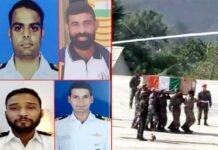 उत्तराखंड: पर्वतारोहण के दौरान एवलांच की चपेट में आने से लापता नौसेना के चार अफसरों के शव मिले, दो लोगों की तलाश जारी missing Navy officers in avalanche