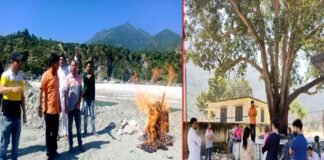 पुरानी पेंशन बहाली संयुक्त मोर्चा ने NPS रूपी रावण का किया पुतला दहन