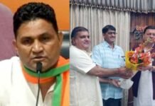 भीमताल से निर्दलीय विधायक कैड़ा और आप नेता विनोद कप्रवाण भाजपा में हुए शामिल ram sing kaira vinod kaparwan join bjp