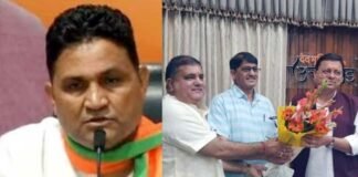 भीमताल से निर्दलीय विधायक कैड़ा और आप नेता विनोद कप्रवाण भाजपा में हुए शामिल ram sing kaira vinod kaparwan join bjp
