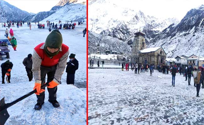 snowfall-in-Kedarnath-Dham snowfall-in-Kedarnath-Dham