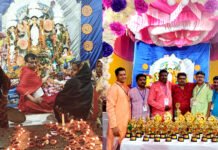 शारदीय नवरात्रि के समापन पर श्री श्री दुर्गा पूजा संस्था ने नाटककृत्या बच्चों का बढ़ाया मनोबल