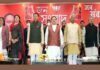 रूद्रपुर में आयोजित जन संवाद कार्यक्रम में शामिल हुए सीएम धामी तथा जेपी नड्डा BJP-jan-samvad-program