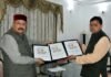 पर्यटन के क्षेत्र में राज्य को मिले तीन बेस्ट पुरस्कारों के साथ मुख्यमंत्री से मिले पर्यटन मंत्री Best Award in the field of Tourism