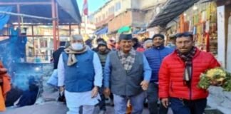पूर्व मुख्यमंत्री हरीश रावत और यशपाल आर्य ने किए भगवान बदरीनाथ के दर्शन Harish Rawat and Yashpal Arya visited Lord Badrinath