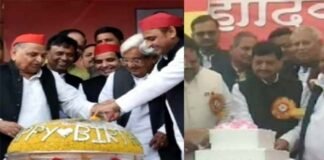 चाचा भतीजा में बनी रही दूरी : मुलायम के जन्मदिन पर भी अखिलेश, शिवपाल नहीं आए साथ Mulayam-Singh-Yadav-birthday