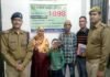 पौड़ी जनपद की ऑपरेशन स्माइल टीम ने नाबालिग को सकुशल किया परिजनों के सुपुर्द Operation Smile team