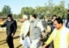 पीएम मोदी की रैली की तैयारियों का जायजा लेने दून के परेड ग्राउंड पहुंचे मुख्यमंत्री धामी Parade Ground dehradun