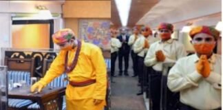 संत समाज की नाराजगी के बाद रामायण एक्सप्रेस ट्रेन के वेटर्स की बदली गई भगवा ड्रेस
