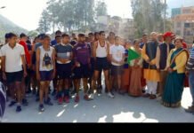 राज्य स्थापना दिवस पर रन फॉर सतपुली मैराथन का आयोजन, बालिका वर्ग में सपना व बालक वर्ग में पीयूष ने जीती दौड़