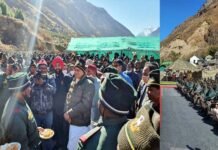 उत्तराखंड के राज्यपाल और मुख्यमंत्री ने भारत-चीन सीमा स्थित जवानों के साथ मनाई दीपावली cm-dhami-with-solidiers