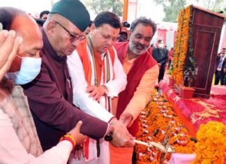 मुख्यमंत्री धामी ने खटीमा में शहीद सम्मान यात्रा में किया प्रतिभाग शहीद सम्मान यात्रा