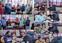 पत्रकारों के लिए हुआ निशुल्क स्वास्थ्य शिविर का आयोजन, डॉ एसडी जोशी ने की 100 से अधिक पत्रकारों के स्वास्थ्य की जांच