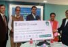 उत्तराखण्ड में आपदा प्रभावितों के सहायतार्थ 7 पॉवर पीएसयू के सौजन्य से 22.5 करोड़ का चेक प्रदान किया पुष्कर सिंह धामी