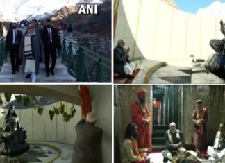 केदारनाथ धाम पहुंचे पीएम मोदी, बाबा केदार के दर्शन के बाद आदि गुरु शंकराचार्य की प्रतिमा का अनावरण कर की साधना pm modi kedarnath