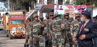 पौड़ी गढ़वाल : सैन्यधाम के लिए शहीदों के आंगन की पवित्र मिट्टी एकत्रित करने हेतु लैन्सडौन एवं कोटद्वार से रथ रवाना holy soil of the martyr's courtyard