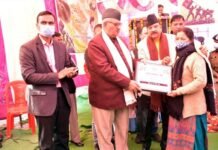 शहीद सैनिक सम्मान यात्रा : शहीदों के आंगन की पवित्र मिट्टी 151 कलशों में एकत्रित कर लायी गयी पौड़ी shahid Sainik Samman Yatra