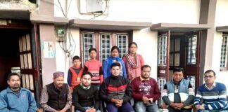 युवा संगठन समिति घण्डियाल के पांच वर्ष पूर्ण होने पर समीक्षा बैठक youth organization committee Ghandiyal
