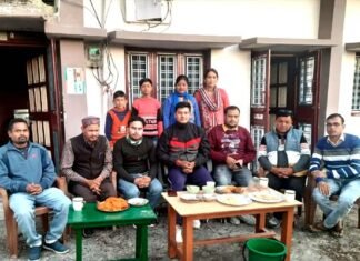 युवा संगठन समिति घण्डियाल के पांच वर्ष पूर्ण होने पर समीक्षा बैठक youth organization committee Ghandiyal