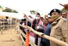 सीएम धामी ने पीएम मोदी की हल्द्वानी में होने वाली जनसभा की व्यवस्थाओं का मुआयना किया सीएम धामी