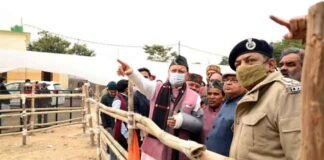 सीएम धामी ने पीएम मोदी की हल्द्वानी में होने वाली जनसभा की व्यवस्थाओं का मुआयना किया सीएम धामी
