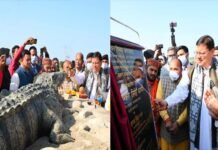 सीएम धामी ने उत्तराखंड के पहले क्रोकोडाइल ट्रेल का किया शुभारंभ, पर्यटक अब यहां करीब से देख सकेंगे मगरमच्छों की दुनिया Kakra Crocodile Trail uttarakhand