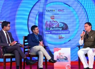 बिल्डिंग न्यू उत्तराखण्ड कार्यक्रम में पहुंचे मुख्यमंत्री धामी ने कहा, उत्तराखण्ड का समग्र विकास हमारा ध्येय वाक्य building-new-uttarakhand