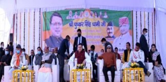 सीएम धामी ने लैंसडाउन क्षेत्र में 90 करोड़ की योजनाओं का किया लोकार्पण एवं शिलान्यास cm-dhami