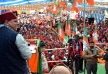 मुख्यमंत्री धामी ने चमोली के विकासखंड नन्दानगर मे 56 करोड़ की विभिन्न योजनाओं का किया लोकार्पण व शिलान्यास cm-dhami-in-ghat-block