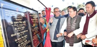 सीएम पुष्कर सिंह धामी ने मसूरी विधानसभा क्षेत्र की 200 करोङ की योजनाओं का किया लोकार्पण और शिलान्यास cm-dhami-in-mussoorie