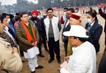 पीएम मोदी की 4 दिसम्बर को प्रस्तावित रैली की व्यवस्थाओं को लेकर सीएम धामी ने परेड ग्राउंड का किया स्थलीय निरीक्षण cm-dhami-in-parade-ground-dehradun