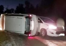 उत्तराखंड : स्वास्थ्य मंत्री धन सिंह रावत की कार पलटी, थैलीसैण से देहरादून लौट रहे थे dhan singh rawat car accident