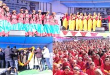 द्वारीखाल महोत्सव में ग्रामीण महिलाओं ने बिखेरी लोक संस्कृति की छटा, वेशभूषा प्रतियोगिता में देखने को मिली पहाड़ी संस्कृति की झलक dwarikhal-mahotsav