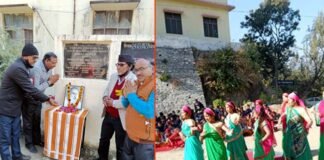 जीआईसी डांगचौरा एवं जीआईसी नवाखाल में धूमधाम से मनाई गई उत्तराखंड के गांधी स्व. इंद्रमणि बडोनी की जयंती gic-dangchaura
