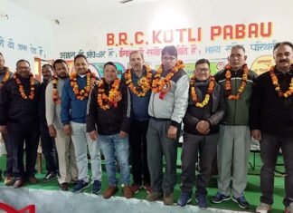 शैक्षिक उन्नयन गोष्ठी में जूहा. शिक्षक संगठन पाबौ ब्लॉक की नई कार्यकारिणी का गठन