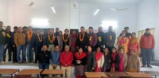 शैक्षिक उन्नयन गोष्ठी में जूहा. शिक्षक संगठन खिर्सू ब्लॉक की नई कार्यकारिणी का गठन