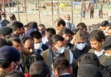 पीएम मोदी की रैली की तैयारियों को लेकर व्यवस्थाओं का जायजा लेने कार्यक्रम स्थल पहुंचे सीएम धामी