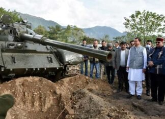मुख्यमंत्री धामी ने सैन्य धाम स्थल का किया निरीक्षण, निर्माण कार्य में तेजी लाने के दिए निर्देश Chief Minister Dhami inspected the site of Sainik Dham