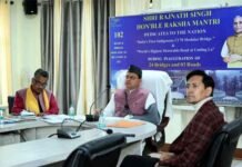 केंद्रीय रक्षा मंत्री राजनाथ सिंह ने बीआरओ द्वारा निर्मित 24 पुल और तीन सड़कों का किया वर्चुअल लोकार्पण राजनाथ सिंह