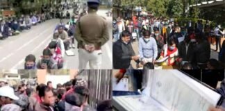 विकराल बेरोजगारी : चपरासी बनने के लिए उच्च डिग्री लिए हजारों युवा कड़कड़ाती ठंड में लगे लाइन में, दर्द भी बयां किया unemployment