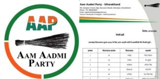 उत्तराखंड: आम आदमी पार्टी ने अपने प्रत्याशियों की पांचवीं सूची की जारी, किसे कहाँ से मिला टिकट देखें पूरी लिस्ट aap-uttarakhand-5th-list