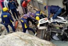 खांकरा के समीप 200 मीटर गहरी खाई में गिरा वाहन, पौड़ी गढ़वाल निवासी 35 वर्षीय युवक की मौत