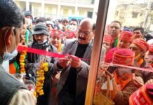 नरेंद्र नगर विधानसभा से भाजपा प्रत्याशी सुबोध उनियाल ने ढालवाला में चुनाव कार्यालय किया शुभारंभ