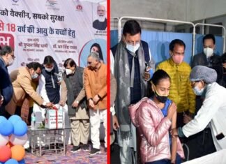 उत्तराखंड: 15 से 18 वर्ष आयु के किशोरों के कोविड टीकाकरण अभियान का मुख्यमंत्री धामी ने किया शुभारम्भ, इन्हें लगा पहला टीका covid vaccination campaign for 15 to 18 age group