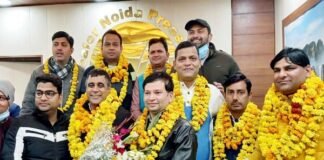 धर्मेंद्र चंदेल एक बार फिर बने ग्रेटर नोएडा प्रेस क्लब के अध्यक्ष, कपिल शर्मा महासचिव greater-noida-press-club