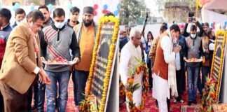 केंद्रीय मंत्री नितिन गडकरी एवं सीएम धामी ने शहीद उत्तराखंड आंदोलनकारियों को दी श्रद्धांजलि नितिन गडकरी एवं सीएम धामी
